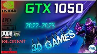 Nvidia GeForce GTX 1050 2GB in 30 GAMES       | 2022