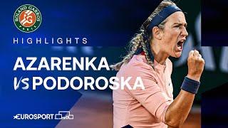 Victoria Azarenka vs Nadia Podoroska | Round 1 | French Open 2024 Highlights 