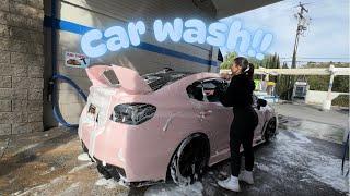 Spend a day with me | New Tires + Car Wash