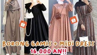 SHOPEE HAUL GAMIS MURAH 16 RIBUAN REALPICT BISA DI JUAL LAGI! | SUPPLIER BAJU MURAH