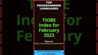 Top 10 Computer Programming Languages | TIOBE Index for February 2023