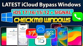  NEW iCloud Bypass Windows With Signal/Sim/Network on iOS 17/16/15 iPhone/iPad | Checkm8 Windows