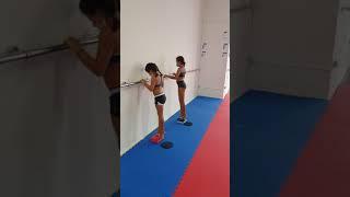  GIMNASIA FÁCIL - Piernas y trabajo de pies para ballet o gimnasia ritmica. FootWork Lesson. Fitkid