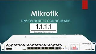 Mikrotik DOH configuratie DNS over HTTPS