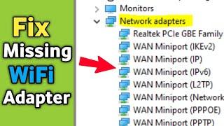 How To Fix Wireless Adapter Missing In Windows 11 | Get WiFi Adapter Back