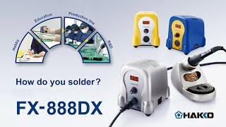 FX-888DX  How do you solder? | HAKKO