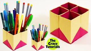 DIY - Paper Pen Stand | How to make Pen Stand