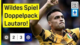 Lautaro trifft erstmals und dann gleich doppelt! Udine - Inter Mailand | Serie A | DAZN