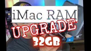 HOW TO UPGRADE | STEP BY STEP  #iMac 2020 RAM upgrade 32GB #DIY