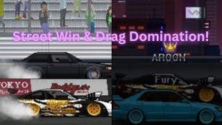 Pixel Car Racer: Winning a Street Race & Dominating the Drag Race Tournament!