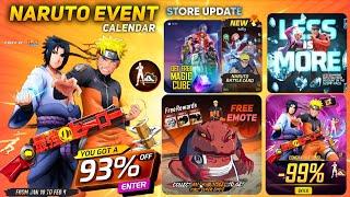 Naruto Event Free Rewards|Next Magic Cube Bundle,Less is More| Free Fire New Event | Ff New Event