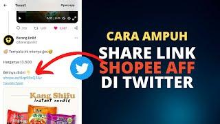 Cara Share Link Affiliate Shopee di Twitter