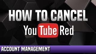 How To Cancel YouTube Red Free Trial Subscription