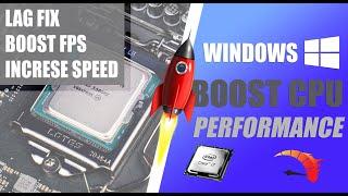 How to Fix 100% CPU Usage Windows 10 | Fix System interrupts 100 CPU | High CPU laptop | Boost FPS