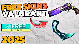 HOW TO GET FREE VALORANT SKINS in 2025 !