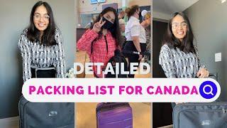 Things to Pack for Canada | Detailed  Packing List for Canada | Canada Visa Packing