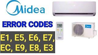 Midea air conditioner all error code and troubleshooting in hindi. Error code inverter ac midea air