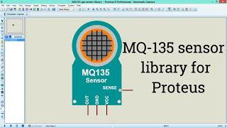 How to add MQ135 gas sensor library in proteus \Air quality sensor (MQ135) library for proteus