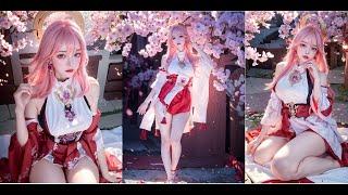 AI ART YAE MIKO IN REAL LIFE