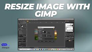 How to Resize Image with GIMP