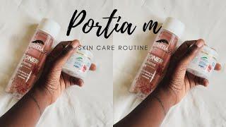 My skincare Routine| portia M products review - sensitive skin || South African youtuber