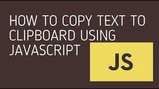 Copy and PasteText To Clipboard using Clipboard.js