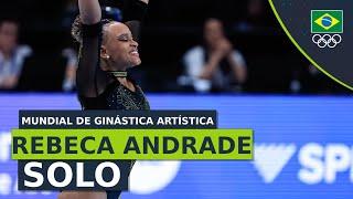 Mundial de Ginástica Artística Antuérpia 2023 - Final Individual Geral | Rebeca Andrade no solo