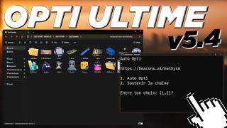 Opti ULTIME v5.4: Auto Opti is finally available!