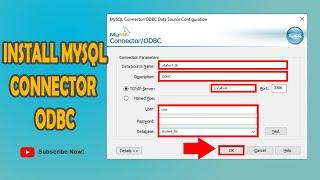 How to Install MySql Connector ODBC drivers for MySql