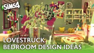 2 Lovestruck Bedroom Design Ideas | The Sims 4 Stop Motion Speed Build | No CC