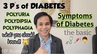 DIABETES: Polyuria, Polydipsia, Polyphagia | 3 P's of Diabetes | Health Class | NP Australia