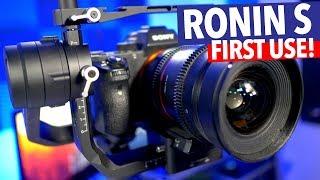 DJI RONIN S FIRST USE! REVIEW!