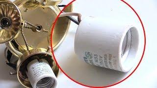 Light Bulb Socket flickering Quick & Easy fix!