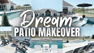 NEW HOME DREAM PATIO MAKEOVER 2024 | PREPARE FOR SUMMER PATIO REFRESH | DIY PROJECT PATIO MAKEOVER