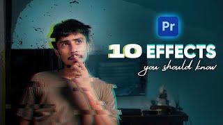 10 Premiere Pro EFFECTS you should know As Beginner | in hindi