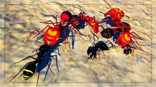I Used Habit To Beat Little Black Ants VS Fire Ants in Empires Of The Undergrowth