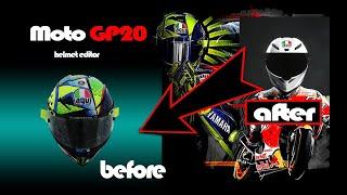 valentino rossi 2020 helmet editor motogp 20 no sponsored