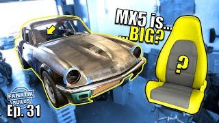 Miata’s are HUGE!  Pro Touring V8 Triumph Build – LS Powered Project GT6R – Ep31
