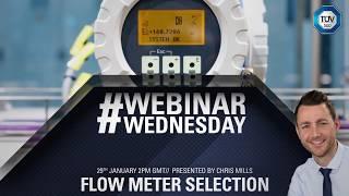 TÜV SÜD Webinar Wednesday Flow Meter Selection