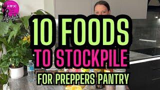 10 Foods to Stockpile | Start Your Prepper Pantry | Uk prepper