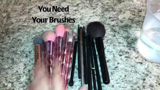 How To Clean Your Makeup Brushes