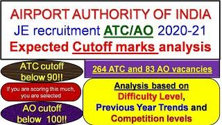 AAI ATC Cut Off 2021 || AAI AO Cut Off 2021||  ATC Expected Cut Off 2021 || AO Expected Cut Off#AAI