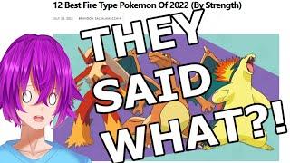 This article is HILARIOUSLY WRONG | Retro Dodo's 12 best Fire type Pokemon of 2022