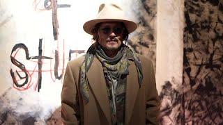 Johnny Depp shows off his artistic side with his new exhibit 'A Bunch of Stuff'