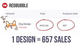 My Redbubble Product Made 657 Sales (Simple Niche Research Method)