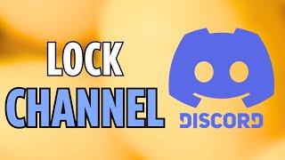 How To Lock Channel On Discord (2024)