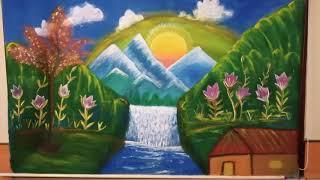 Curtain painting | lalita art creator |