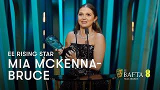 Mia McKenna-Bruce is this year's EE Rising Star! | EE BAFTA Film Awards 2024