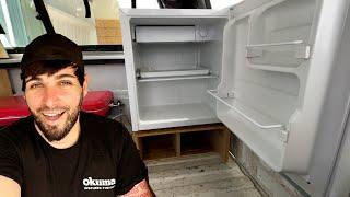 ADDING A MINI FRIDGE TO MY TRUCK CAMPER