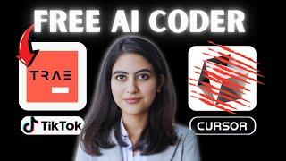 100% Free AI Code Generation with Trae AI | Cursor Alternative (TikTok)